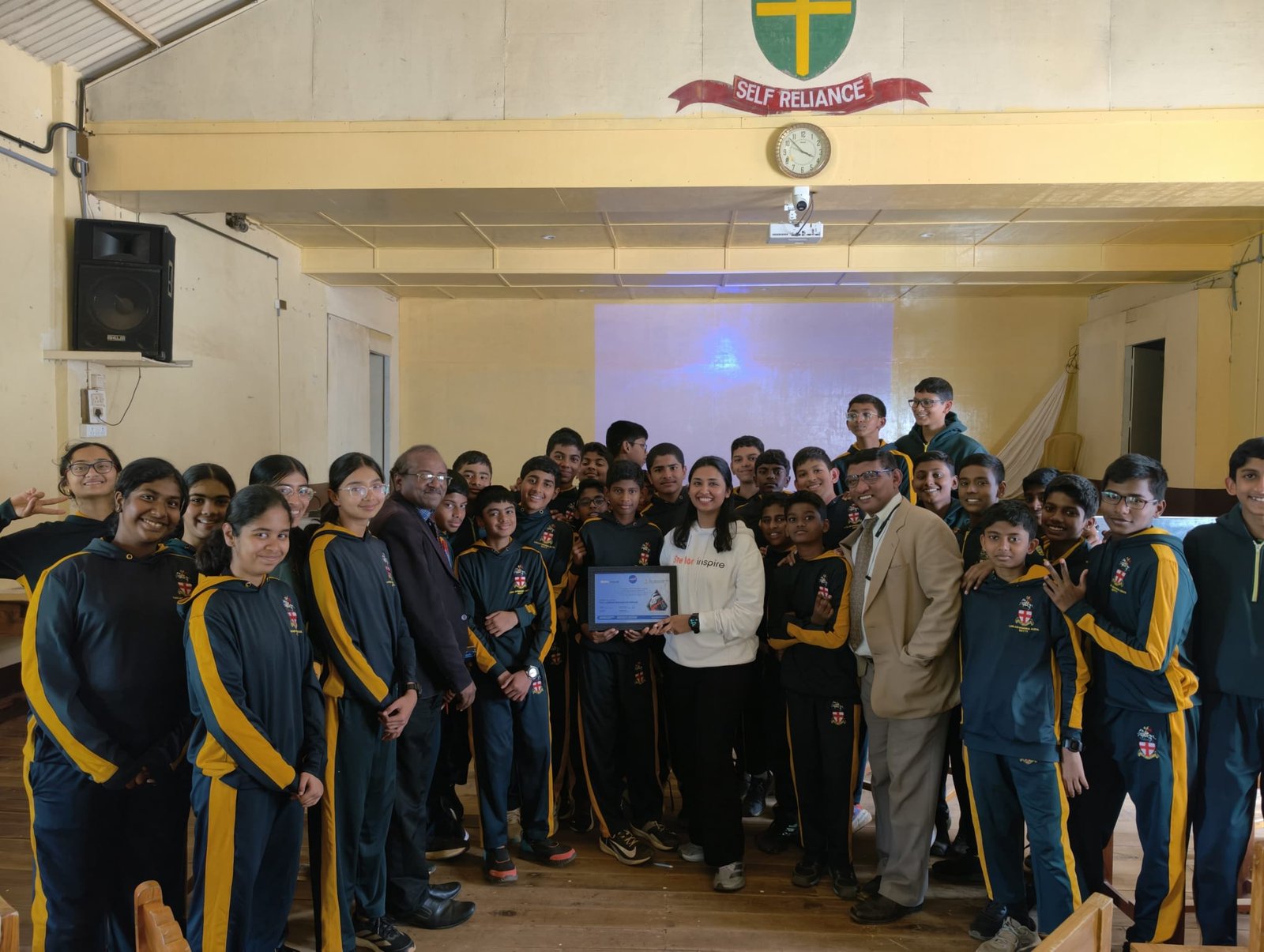 Stellar Inspire session with students at The Laidlaw Memorial School, Ketti