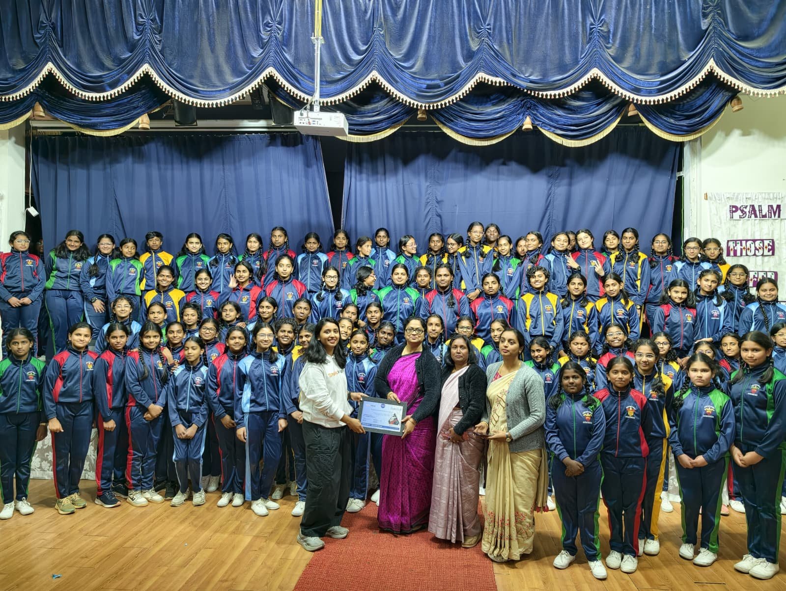 Stellar Inspire session with students at St Hildas School, Ooty
