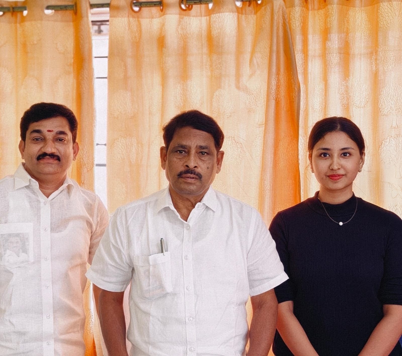 Founder Srilakshmi Ramakrishnan with Thiru M. Dhravidamani, Member of the Legislative Assembly for Gudalur