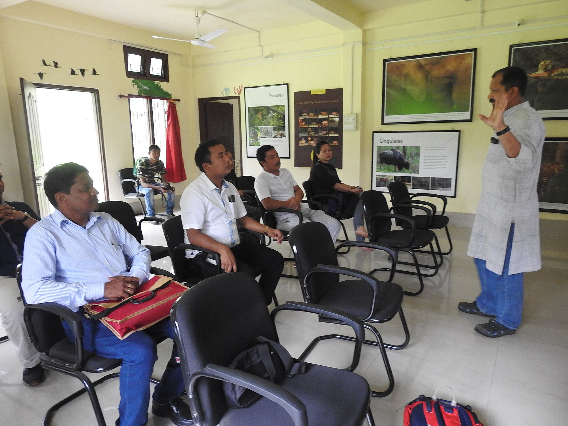 Teachers taking part in a training workshop in India
